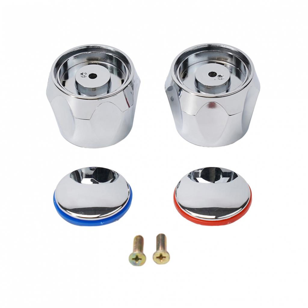 Faucet Handle Tap Handle Hand Wheel Silver Tap Handle ABS+iron 100% Brand New