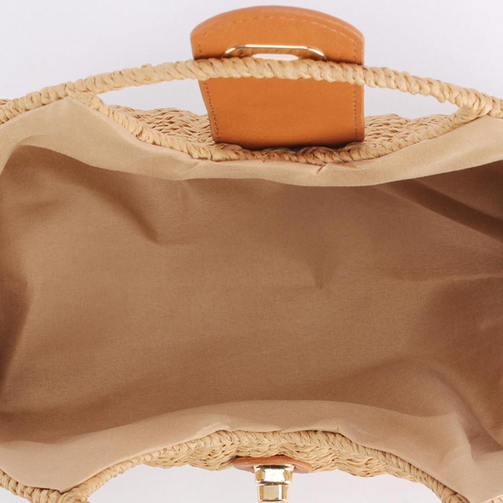 Trendige handgewebte Designer-Crossbody-Tasche aus Papierseil-Stroh für Damen