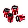 FJN1 Car Tire Wheel Valve Caps Cover Suede Car Key Chain Ring Keychain For Jeep Renegade Compass Grand Cherokee Wrangler Jk Gladiator
