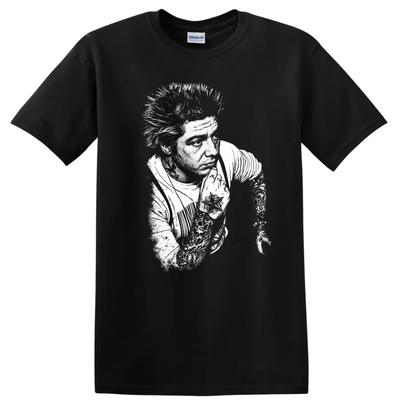 T-shirt Lars Frederiksen Rock Legends Portrait Punk Rock T-shirt Fan de Musique