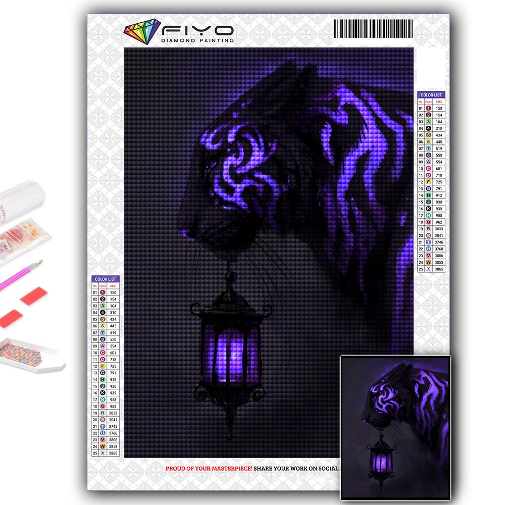 5D DIY Diamond Painting Ferocious Animal Cross Stitch Diamond Art Embroidery Mosaic Home Deco