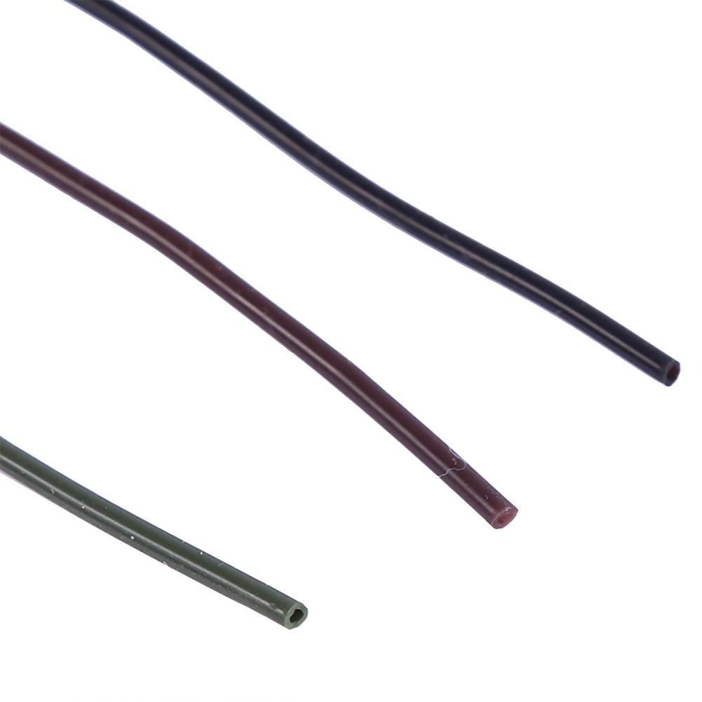 3Pcs Set Carp Fishing Silicone Rigs Tube Sleeve Pretend Fishing Lines Tackle 1 Meters