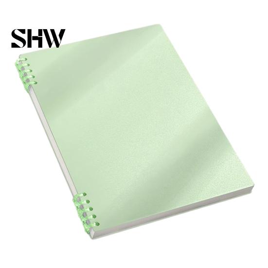 Study Supplies for Classroom A5 Spiral Notebook, Lined /Horizontal Grid/Blank Inner Page, Multifunctional Writing Pad Morandi Solid Color Cover