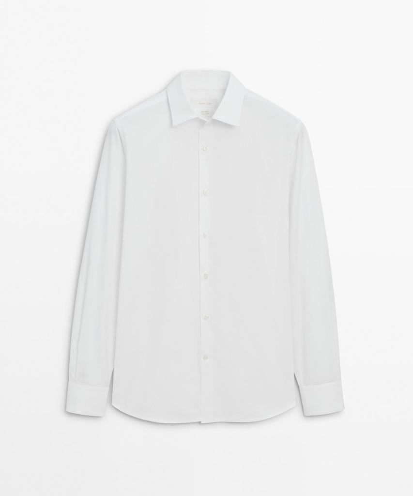 Masimodutti Slim Fit 100% Cotton Poplin Shirt