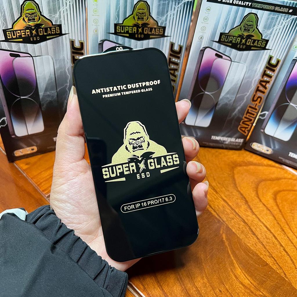 Apple iPhone 15 Pro Max Tempered Glass Screen Protector, Full Coverage, High Definition