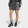 Brandname Women Faux Leather Skirt With Button Closure Mini Skirt