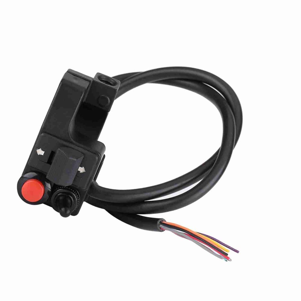 Multi-Function Motorcycle Handlebar Control Switch Single Push Blinker Push Button for GS Offroad