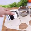 5pcs Round Biscuit Mold Stainless Steel Dumpling Skin Cutting Mould DIY Cake Pastry Baking Cutting Maker Tools Kitchen Gadgets