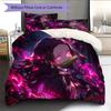 Nezuko Kamado Pattern Bedding Quilt Set  Home Decoration  Gift (1 * duvet cover + 2 * pillowcase  without core)