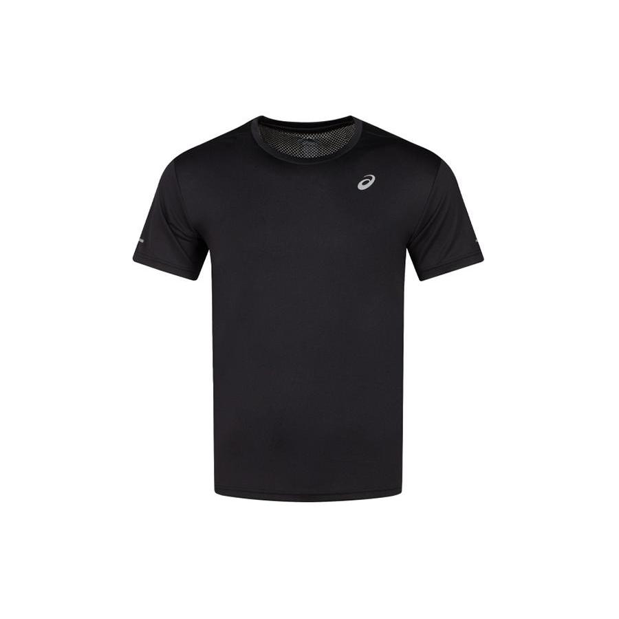 ASICS T Shirts Men's Black Crew Neck Moderate 2011D042-001