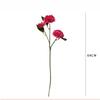 3-Head Dahlia Simulated Flower Silk Flower Fake Flower Dark Fragrant Ball Chrysanthemum Home Decoration Wedding Hall Flower Arrangement