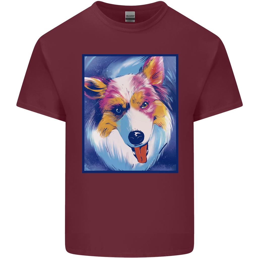 Abstract Australian Shepherd Dog Unisexs Light Cotton TShirt