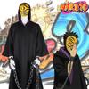Akatsuki Naruto Tobi Uchiha Obito Robe Cloak Mask Cosplay Halloween Costume