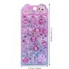 Cute 3D Relief Wish Cat Stickers - Clear Crystal Decals Waterproof for Girls Phone Cartoon Decoration and DIY Gift Presents
