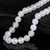 7A Top Quality Natural White Agate Beads Round Loose Spacer Onyx Bead For Jewelry Making DIY Charm Bracelets Necklace Accessory