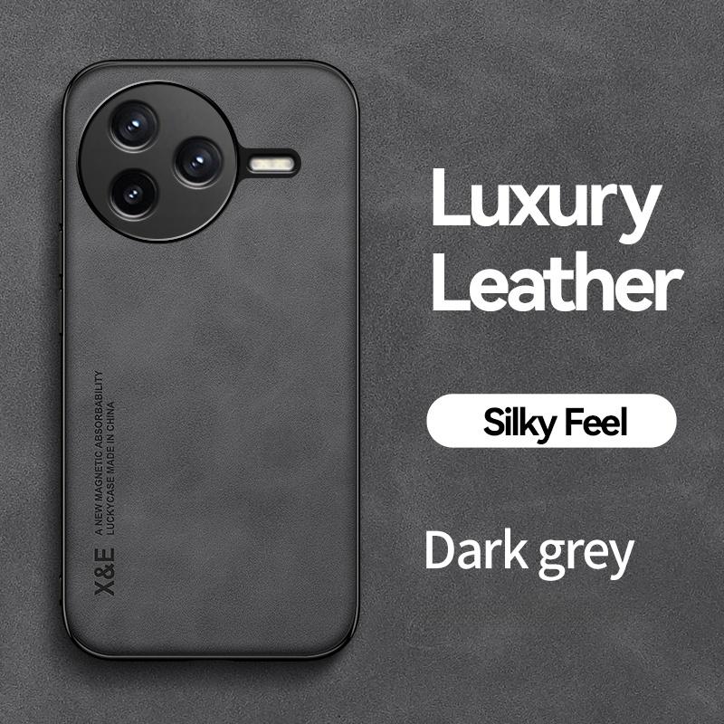 For Xiaomi Redmi K80 Pro Magnetic Car Holder Leather Phone Case for Redmi K70 Ultra K60Pro Shockproof Cover Shell Protective Back Cover