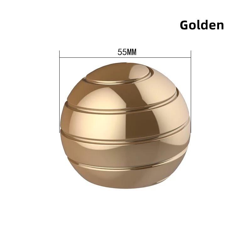 

Circular spherical gyroscope desktop decompression fidget rotating office desk lucky interested toy visual finger adult gift