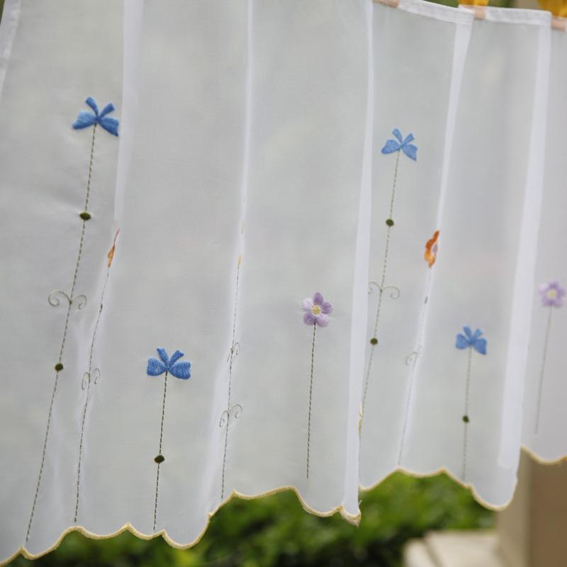 Small Curtains, Small Coffee Curtains, Kitchen Curtains, Width Can Be Customized Ht-018