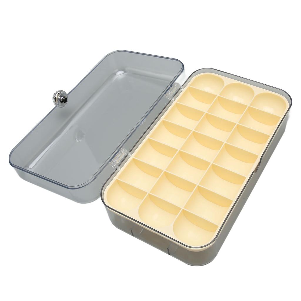 Transparent Jewelry Box Large Capacity Rust Proof Detachable Organizer Box for Earrings Necklaces