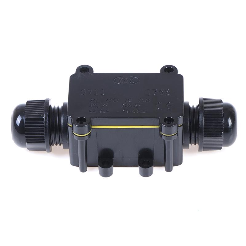 2-veis vanntett elektrisk koblingsboks for utendørs belysning Kabel Ip68