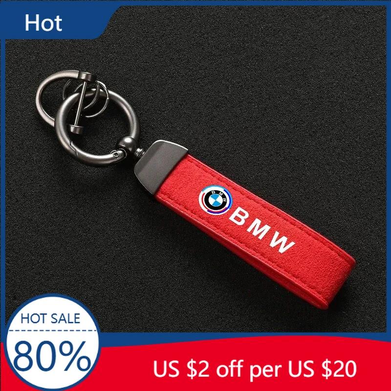 Portachiavi in Pelle 2025 Emblema Auto Portachiavi Porta Chiavi Per BMW 50° F30 F10 E90 F20 E46 E60 E70 E39 E36 E87 E92 X6 X7 GT G30 G2