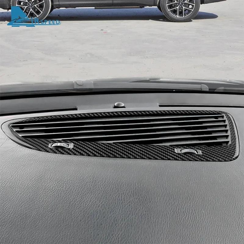 Real Soft Carbon Fiber Sticker LHD RHD Car Trument Air Outlet Frame For Alfa Romeo 159 2005-2018