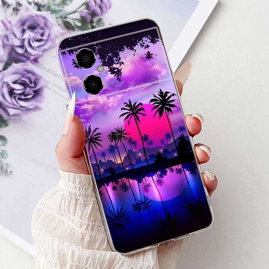 For Xiaomi Poco M4 5G Case New Luxury Painted Cover Liqiud Silicone Phone Case For Xiaomi Poco M4 Pro 4G PocoM4 Pro 5G Soft Bags