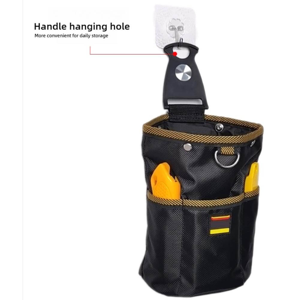 1680D Rotatable Quick-hanging Nail Tool Bag Tool Pouch For Woodworking Electrician Mechanic Man Large Capacity Organizer