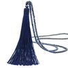 Tassel Fashion Women Faux Beaded Necklace Crystal Pendant Jewelry Gift Long