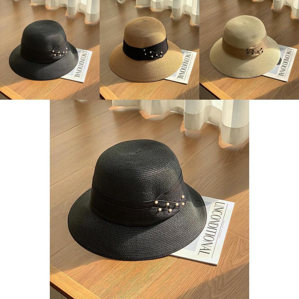 Summer Straw Sun Hat With Wide Brim For Women Sun Protection And Fashion Outdoor Accessory