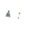 Metal Statue Creative Miniature Figurine Abstract Nordic Ornament for Hotel Patio Backyard Table