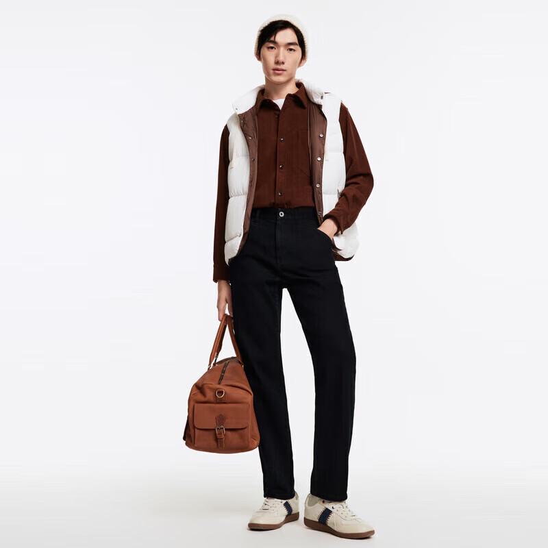 JOEONE Men's Thermal Lined Relaxed Fit Jeans