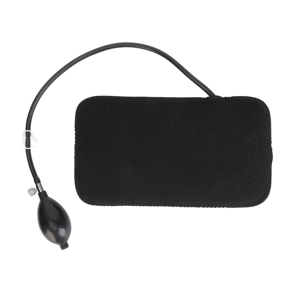 Inflatable Lumbar Support Pillow Ergonomic Design Lower Back Support Cushion with Pump for Car Office Chair Airplane