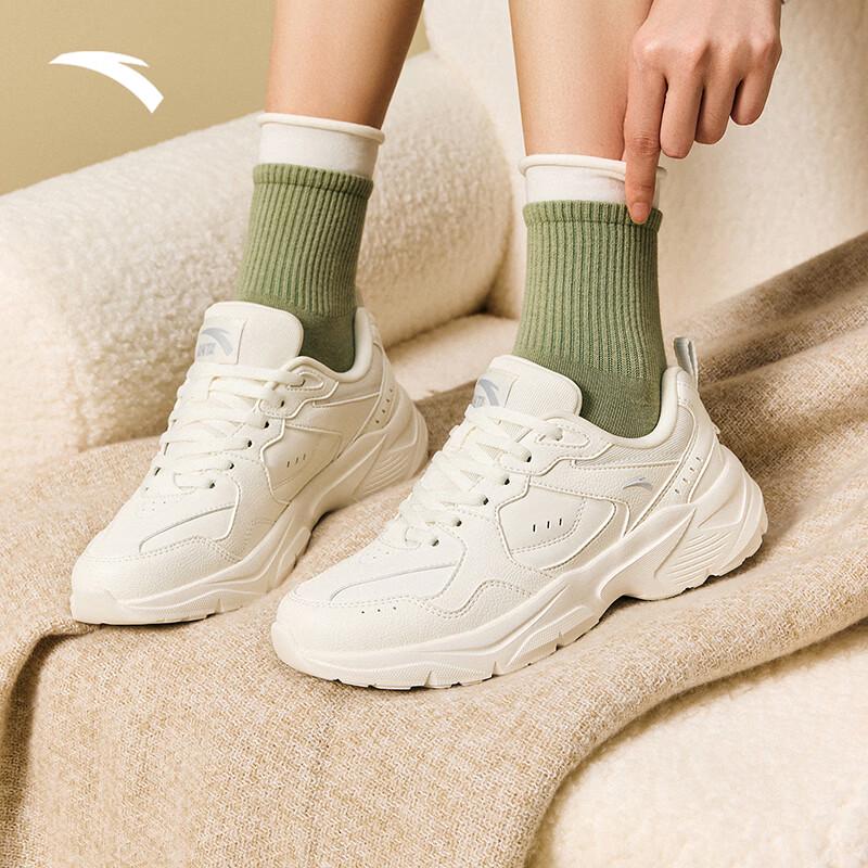 Anta Women s Platform Casual Retro Running Shoes 39 (US 8)