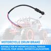 M12 X 1.5 Universal Motorcycle Drum Brake Light Switch & Spring Kit Motorbike Replacement Part for Bike ATV Quad Scooter