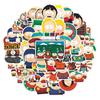 55Pcs South Park Stickers For Kids | Cartoon Decals Waterproof Laptop Skateboard Car Water Bottle  Cute Cartoon Sticker Gift Set
