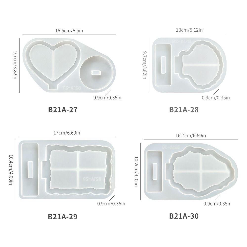 Easy Release Picture Frame Silicone Molds DIY Silicone Resin Mold Resin Casting