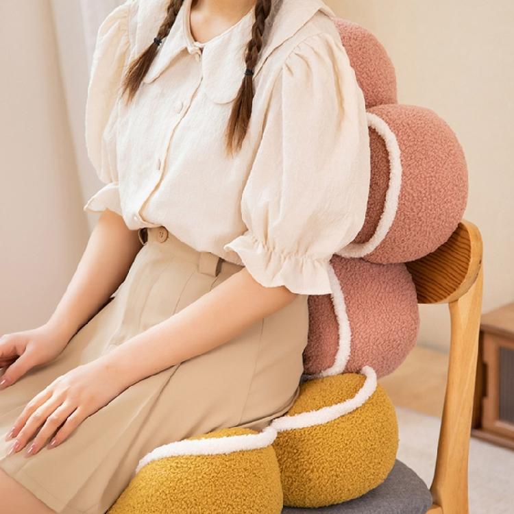 Decorative Plush Flower Cushion Pillow Offer Comfort And Styles Floor Cushion Suitable For Sofas Bed Or Office Chairs