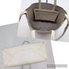 CELINE Vertical Cabas Small 2way Handbag Shoulder Bag Strap Crossbody Genuine Leather White