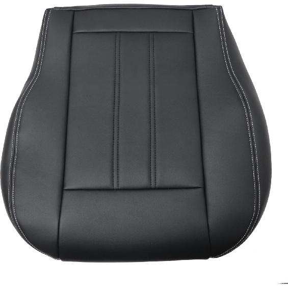 GXARTS Non-Perforated Driver Side Bottom Replacement Leather Seat Cover Tan Compatible with Chrysler Town & Country 2008 2009 2010 2011 2012 2013