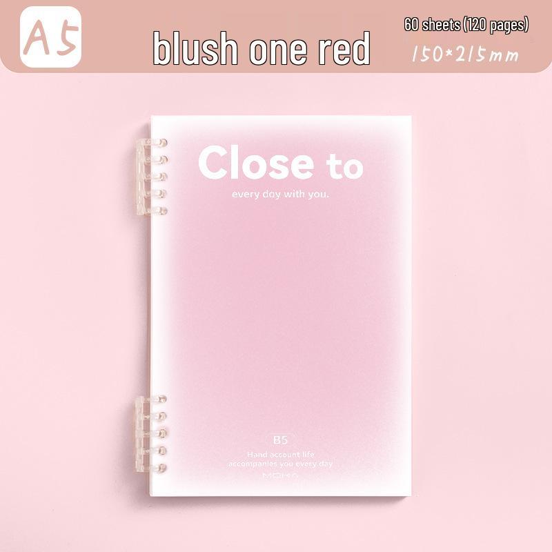 B5 Comfort Coil Notizbuch: Herausnehmbares Loseblatt mit horizontalen Linien, ideal für Studententagebücher.