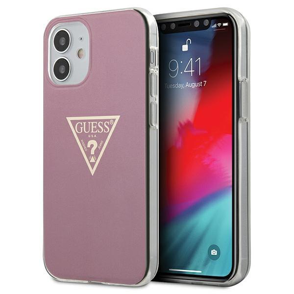 Guess Guhcp12Spcumptpi Iphone12 Mini 5,4 Różowy/Pink Hardcase Metallic Collection