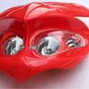 Off-Road Motorcycle Accessories: 110-125cc High-Performance Four-Eye Ghost Face Headlight Lampshade