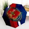 Royal Emblem Fabric Folding umbrella Portable durable Sun umbrella Gift light