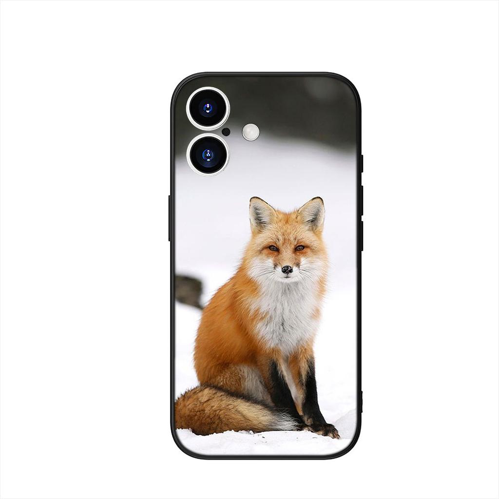 Phone Cover for Apple iPhone 17 16 15 11 Pro XS Max XR 6 7 8 Plus + SE 2020 5 16E Case Anime fox funny foxs cute Casing