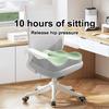 Curved Memory Foam Cushion - Coccyx Comfort; Ideal Pressure Relief for Car or Office, 1PC