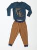 Space Printed Boy's Trouser Set