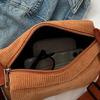 Contemporary Corduroy Sling Bag for Ladies Versatile Shoulder Bags with Zipper