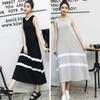Shop   Women Vacation Shape Cover Loose Fit Long Sleeveless Dress Won Wdr Wfh78e
