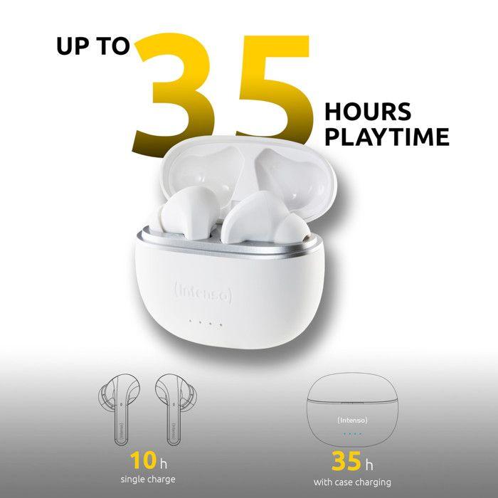 Casque sans fil - INTENSO - T302A - Annulation active du bruit - Mode transparent - Intra-auriculaire